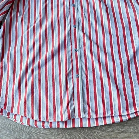 Report Collection Striped Pattern Paisley  Pattern Cuffs Button Down Shirt - Picture 11 of 16